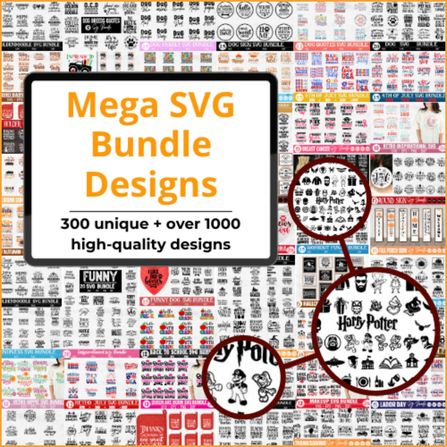 Mega SVG Bundle Designs